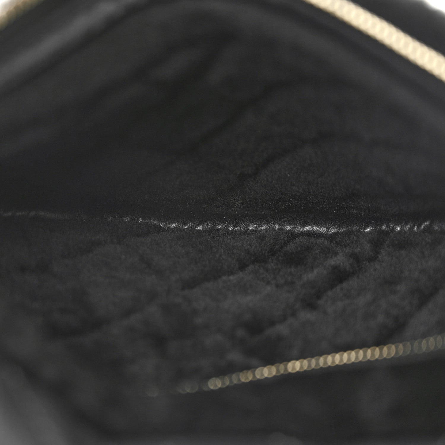 Chanel Calfskin Fur Quilted Waist Bag Fanny Pack Black 5 of 10