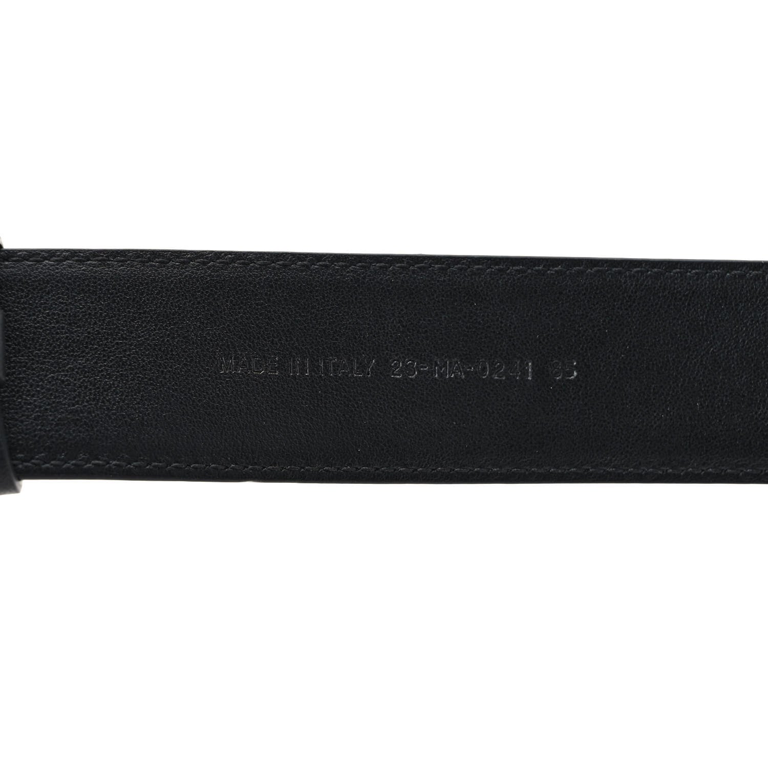 Christian Dior Calfskin Bobby CD Belt 85 90/36 Black 4 of 4