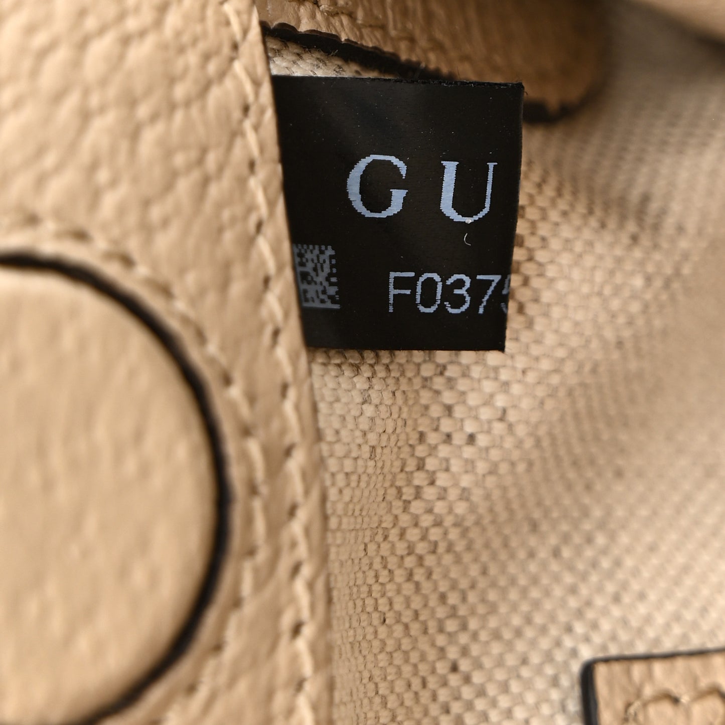 GG Supreme Monogram Textured Dollar Calfskin Web Small Ophidia Chain Shoulder Bag Beige Mystic White Oatmeal