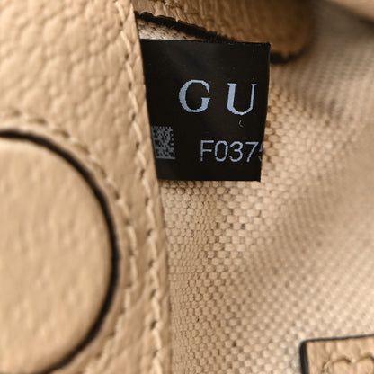 Gucci GG Supreme Monogram Textured Dollar Calfskin Web Small Ophidia Chain Shoulder Bag Beige Mystic White Oatmeal 8 of 11
