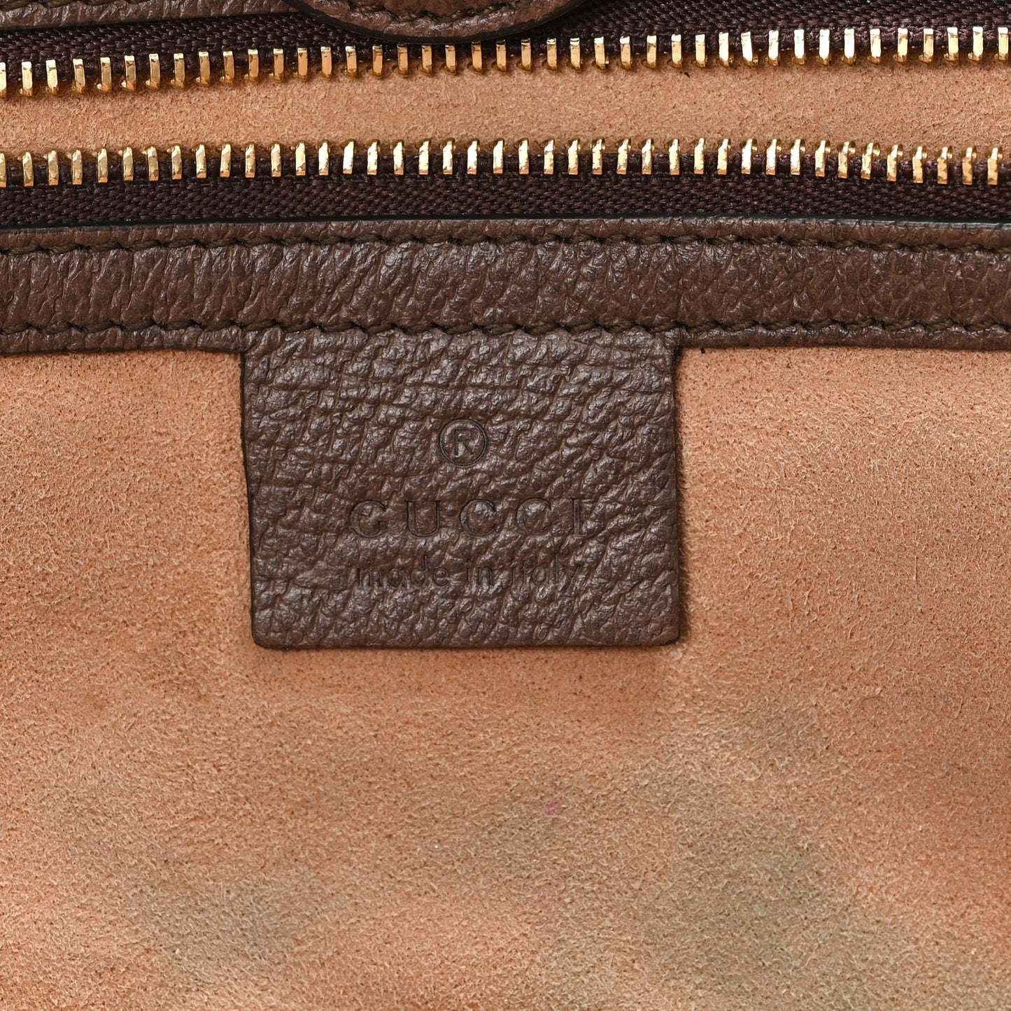 GG Supreme Monogram Medium Ophidia Shopping Tote Brown