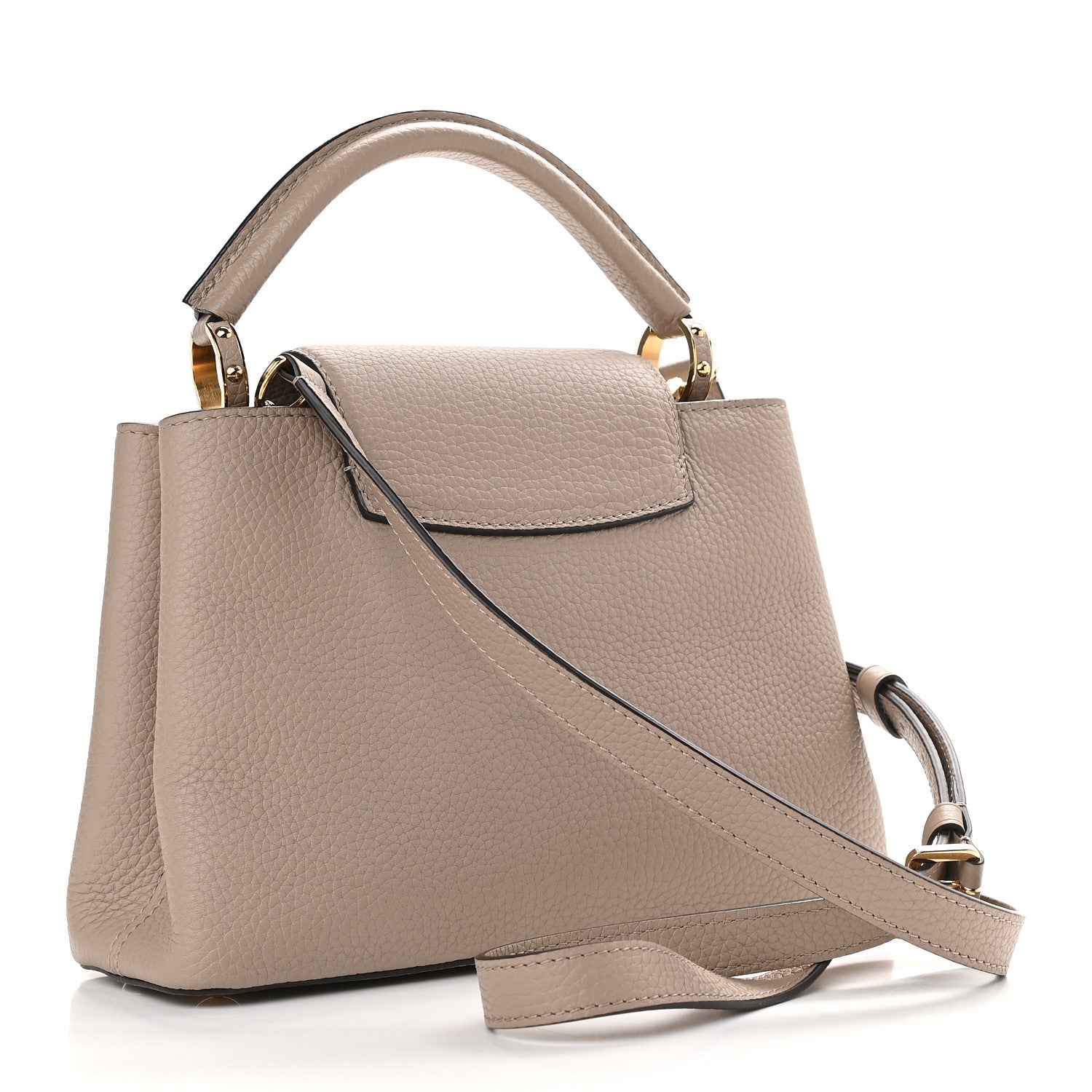 Louis Vuitton Taurillon Capucines BB Galet 3 of 8