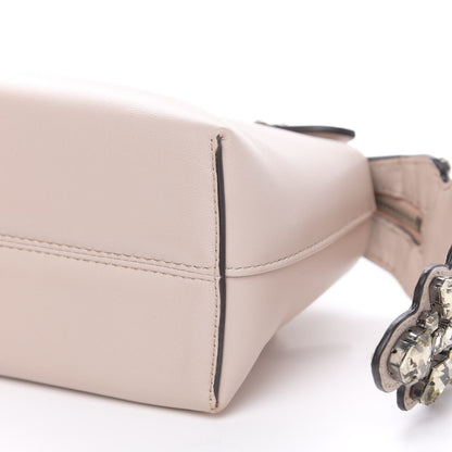 Fendi Shiny Nappa Crystal Croc Tail Mini By The Way Boston Bag Soap Smoky Quartz 10 of 11