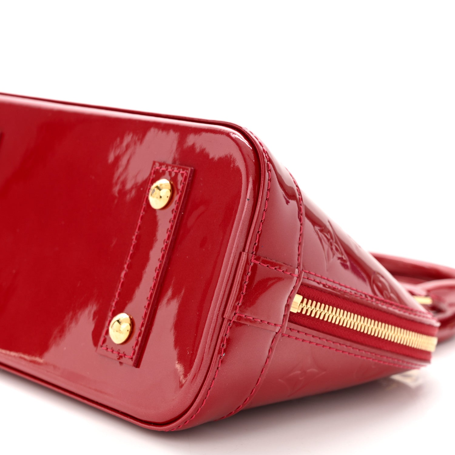 Louis Vuitton Vernis Alma BB Pomme D'Amour 9 of 10