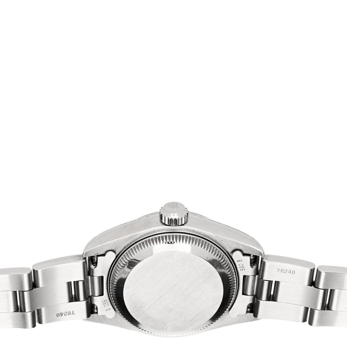 Stainless Steel 26mm Oyster Perpetual Date Watch Black 79160