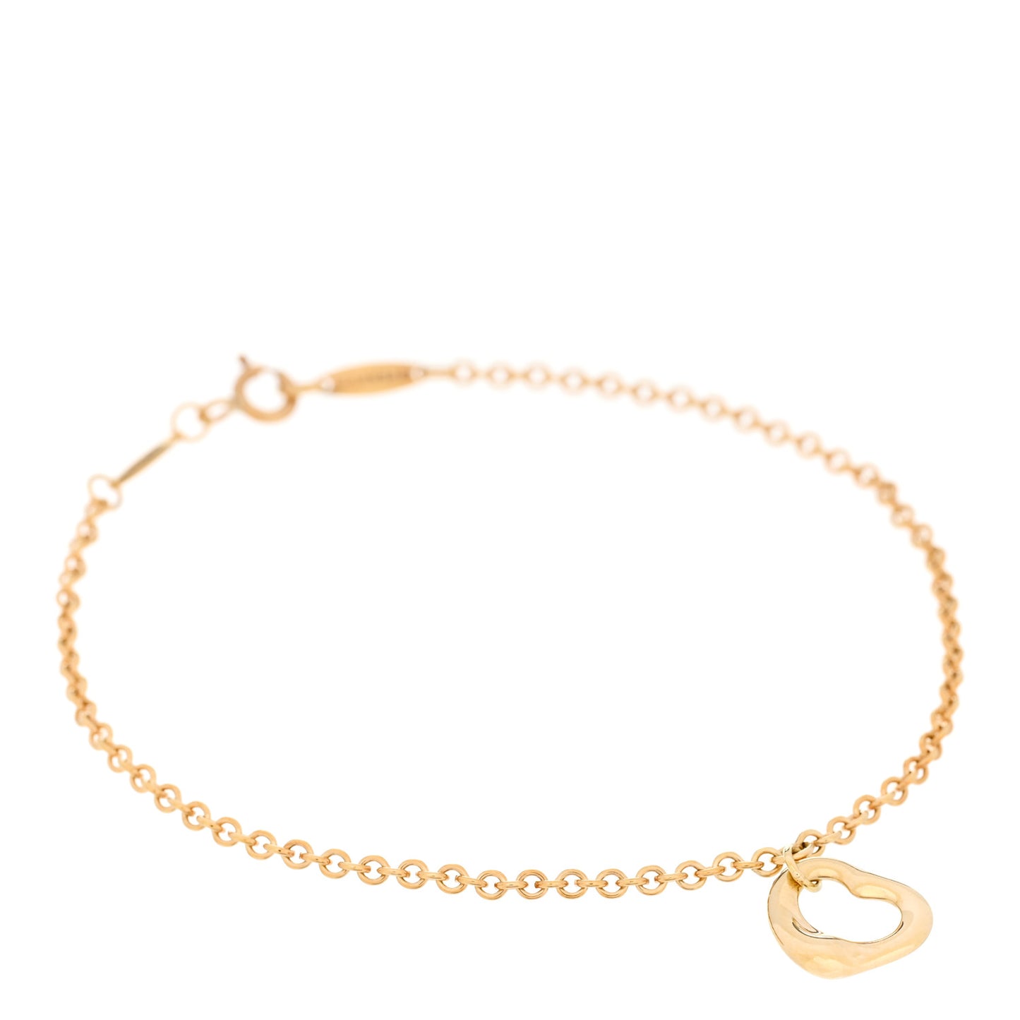 18K Yellow Gold Elsa Peretti Open Heart Bracelet