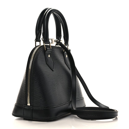 Louis Vuitton Epi Alma BB Black 3 of 9