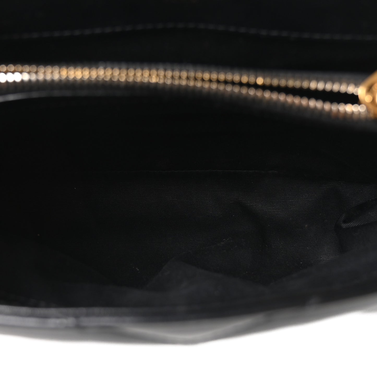 Calfskin Y Quilted Monogram Small Loulou Chain Satchel Black Black
