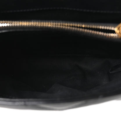 Saint Laurent Calfskin Y Quilted Monogram Small Loulou Chain Satchel Black Black 5 of 10