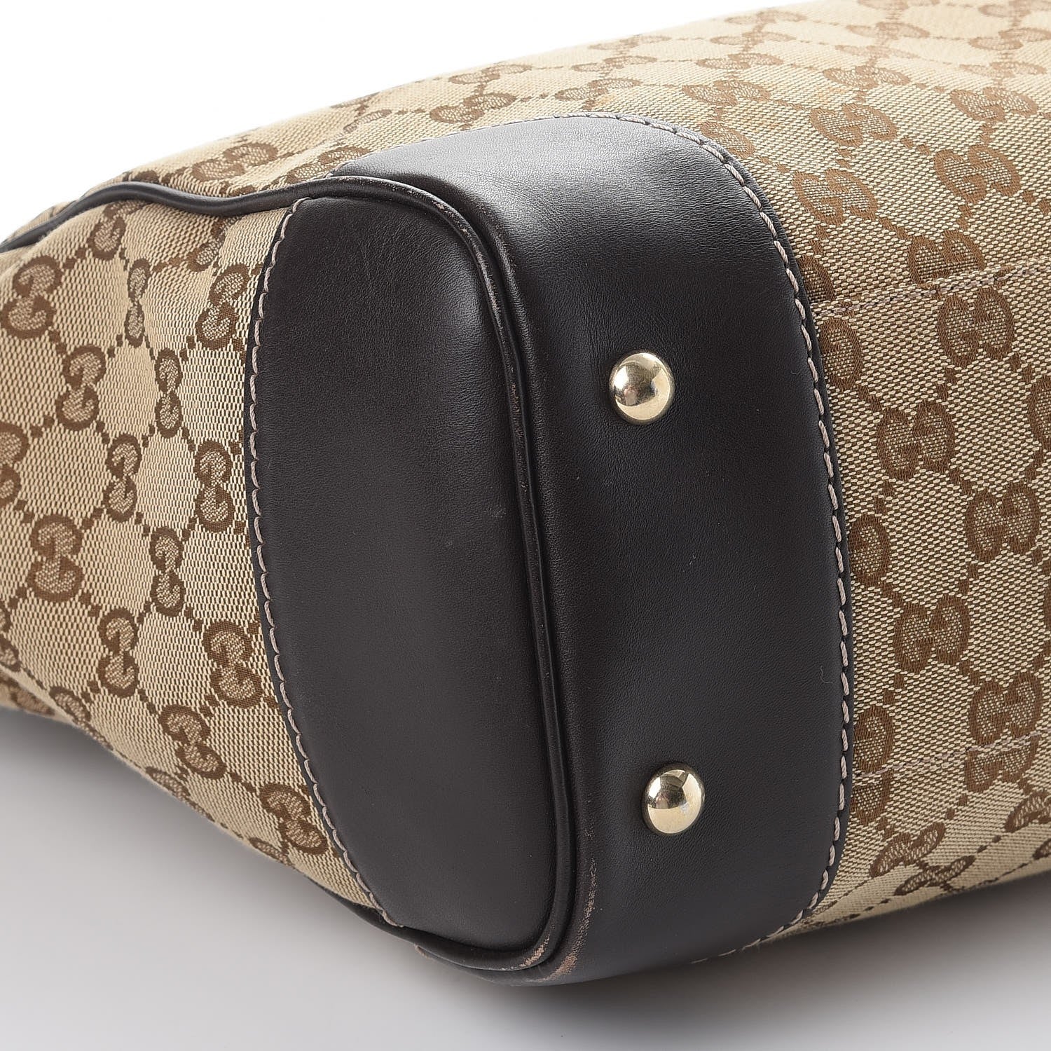 Gucci Monogram Web Medium Mayfair Tote Dark Brown 11 of 12