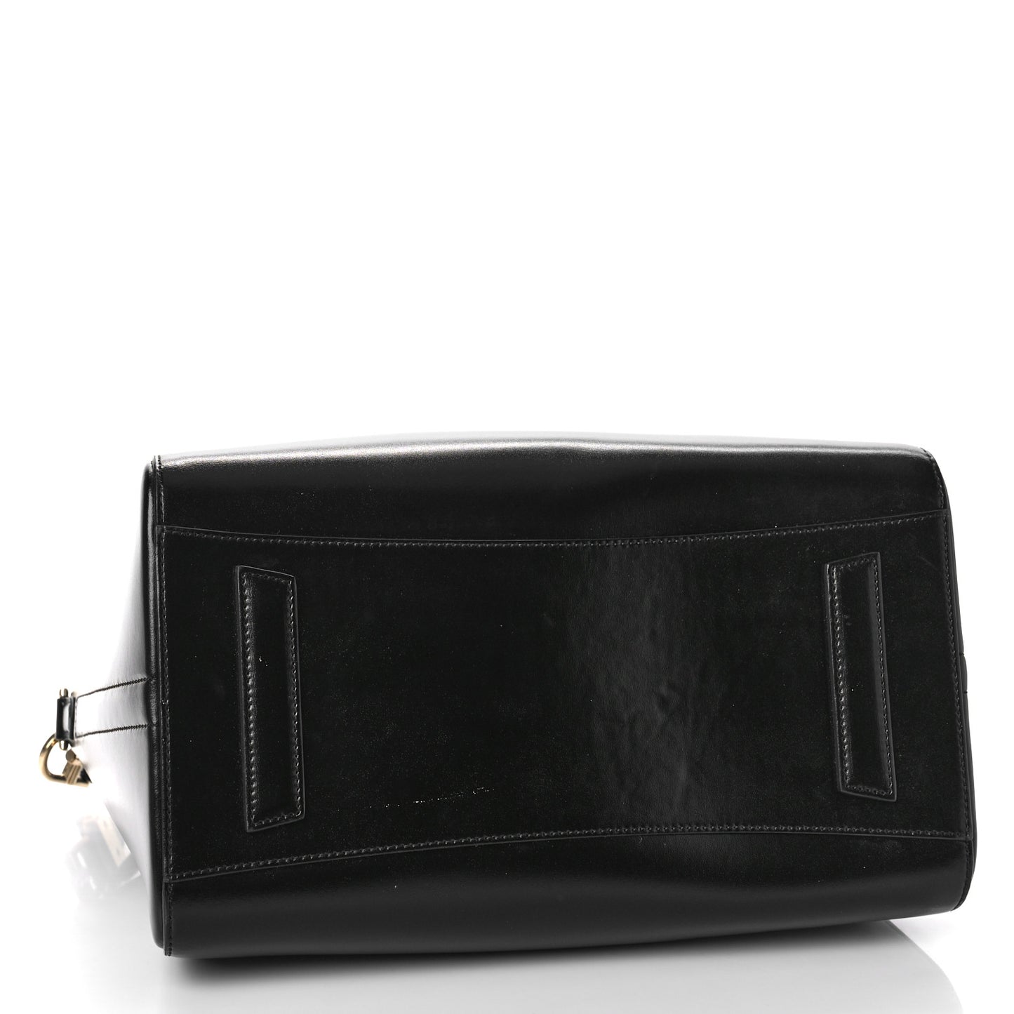 Shiny Lord Calfskin Medium Antigona Black
