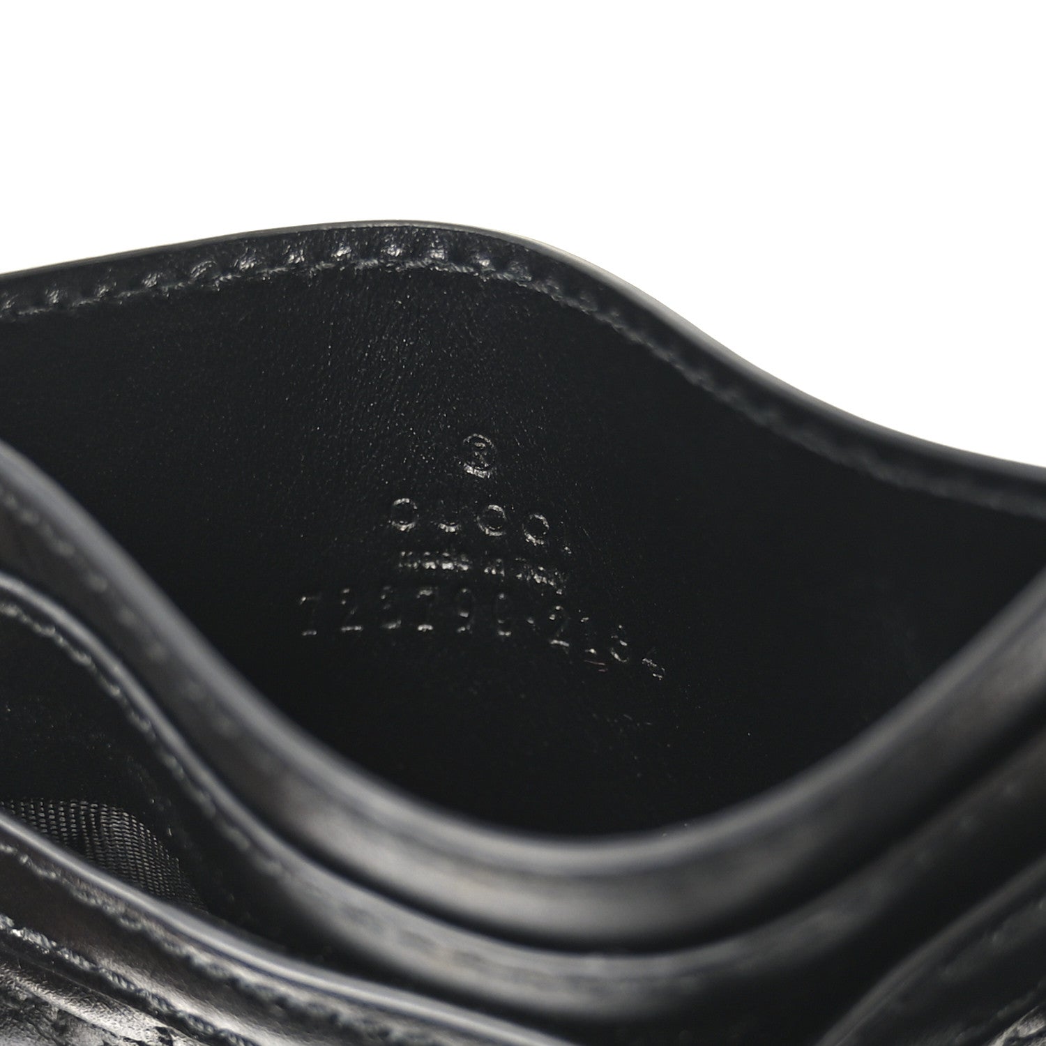 Gucci Calfskin GG Matelasse Card Holder  Black 6 of 7