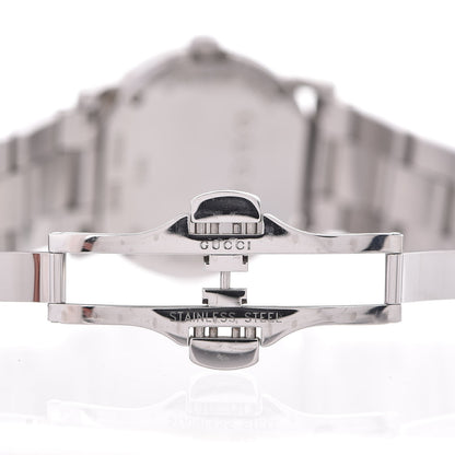 Gucci Stainless Steel Diamond Bezel Mother of Pearl 27mm 101L Quartz Watch 6 of 8
