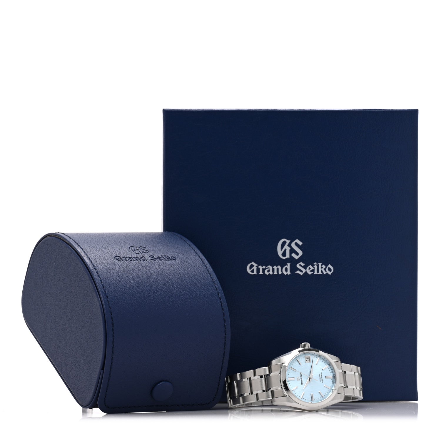 Grand Seiko Stainless Steel 38mm Heritage Collection Automatic Watch Blue SBGH347G 5 of 5