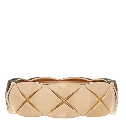 Chanel 18K Beige Gold Small Coco Crush Ring 55 7.25 1 of 5