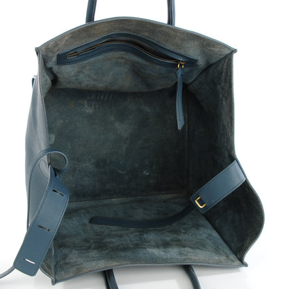 Celine Supple Calfskin Medium Phantom Luggage Slate Blue 5 of 10