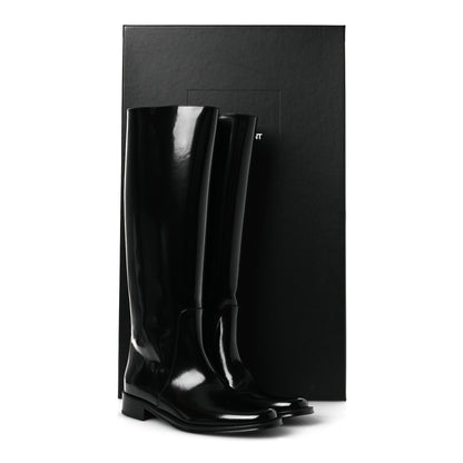 Saint Laurent Vitello Ruinart Hunt 25 Boots 38.5 Black 13 of 13