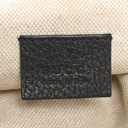 Gucci Grained Calfskin Logo Belt Bag Black 6 of 10