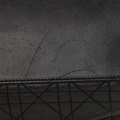 Christian Dior Lambskin Cannage Lady Dior Shoulder Bag Black 14 of 14