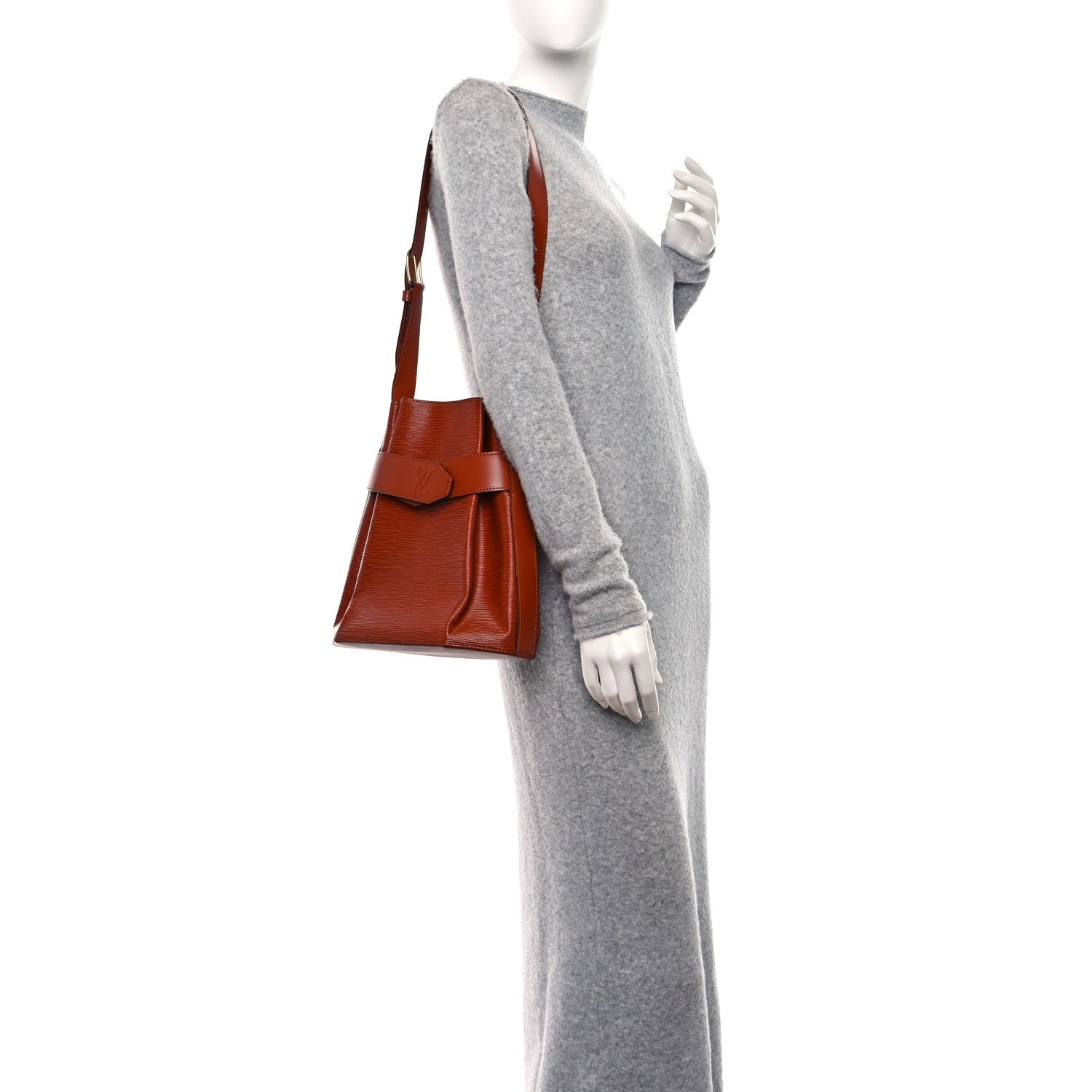 Louis Vuitton Epi Sac D'Epaule Kenyan Fawn 2 of 8