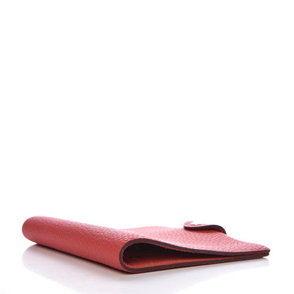 Hermes Togo Ulysse PM Agenda Cover Rouge Pivoine 4 of 8