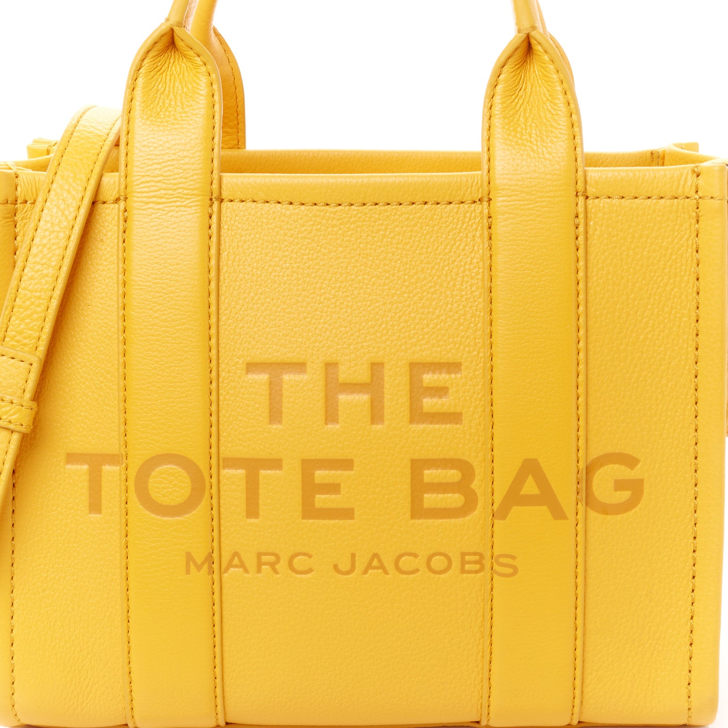 Marc Jacobs Grained Calfskin Small The Tote Bag Artisan Gold 10 of 12