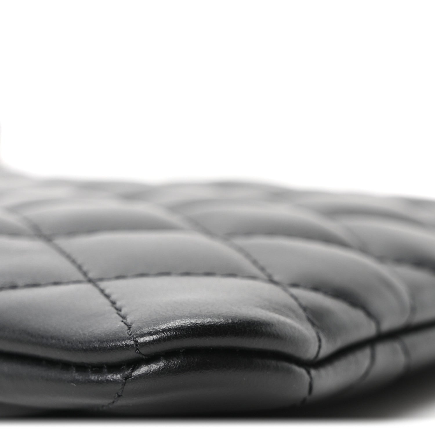 Chanel Lambskin Quilted Uniform Crossbody Bag Black 9 of 11