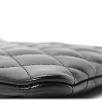 Chanel Lambskin Quilted Uniform Crossbody Bag Black 9 of 11