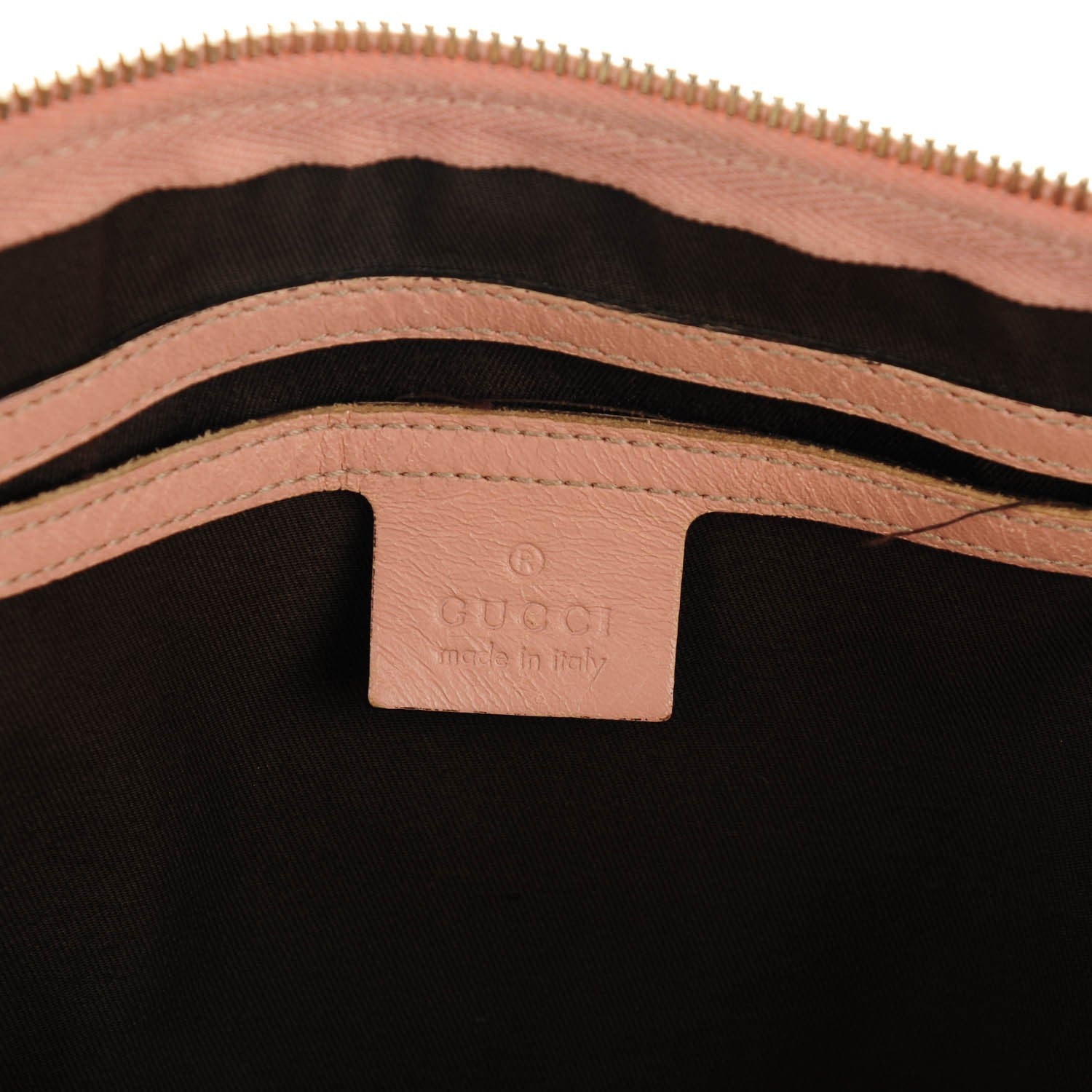 Gucci GG Plus Monogram Web Stripe Medium Joy Boston Pink 6 of 7