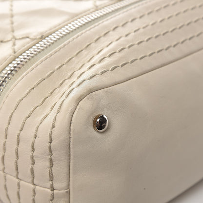 Chanel Calfskin Stitched Large Expandable Flap Bag White 18 of 19