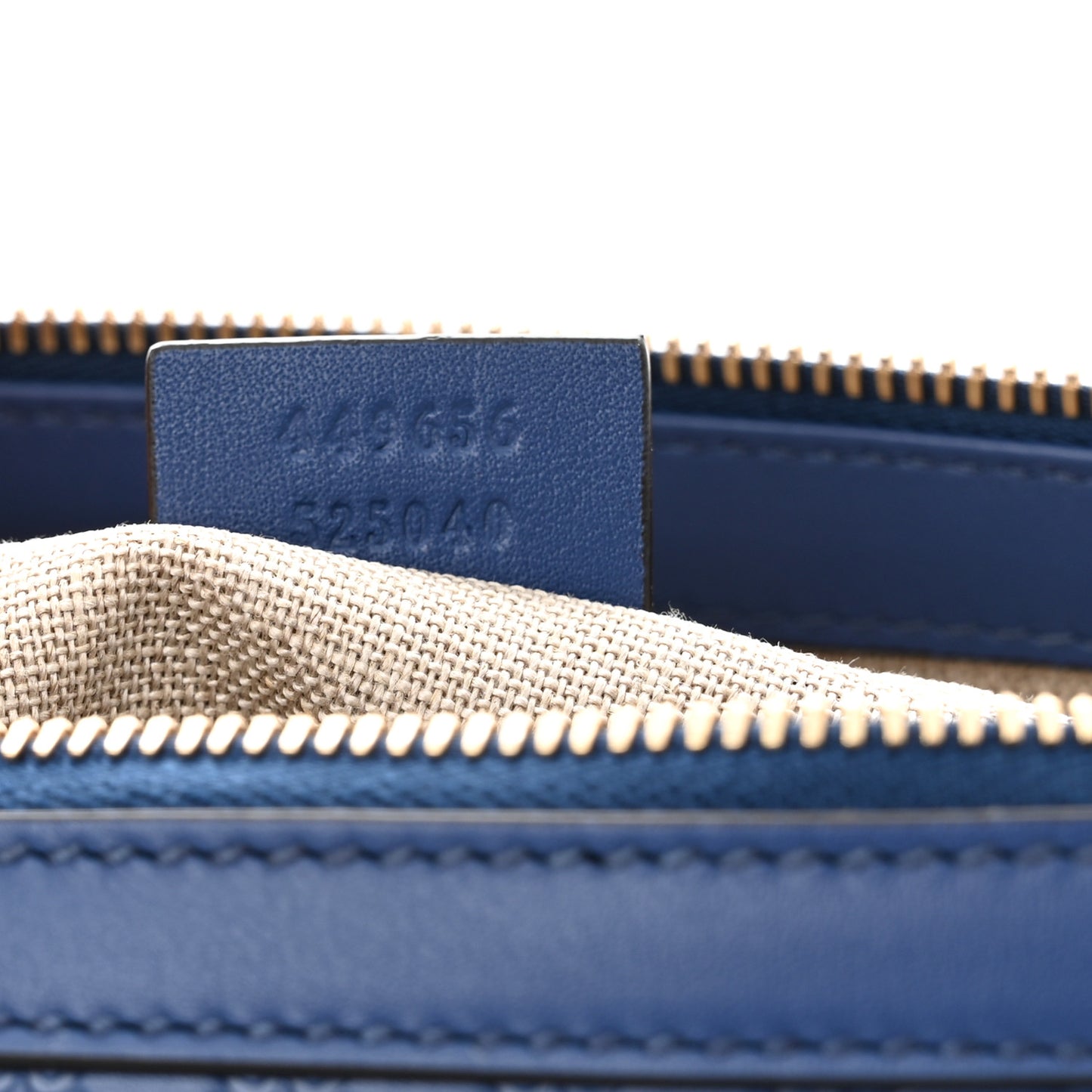 Soft Microguccissima Small Zippered Satchel Caspian