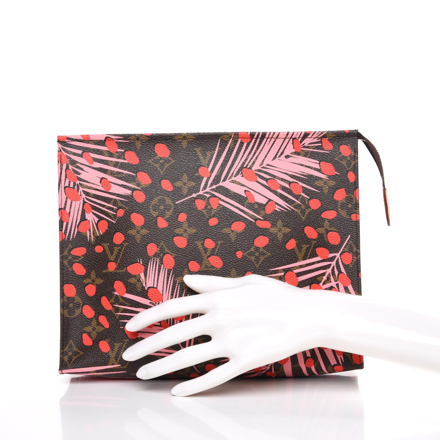 Louis Vuitton Monogram Jungle Dots Toiletry Pouch 26 Sugar Pink Poppy 2 of 7