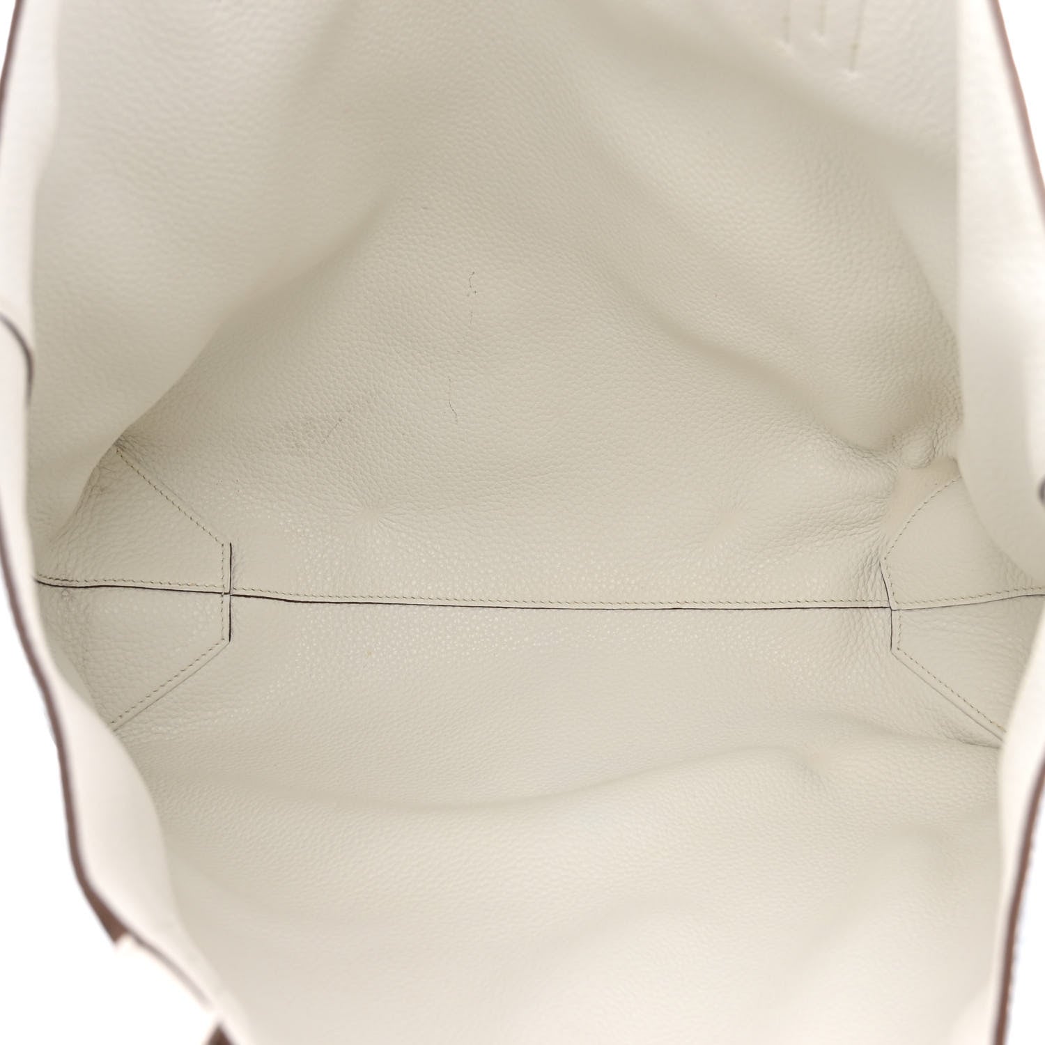 Hermes Taurillon Clemence Double Sens 45 Reversible Tote Bleu Thalassa White 8 of 20