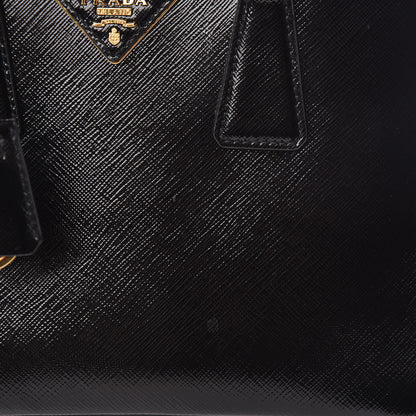 Prada Saffiano Vernice Small Promenade Tote Black 12 of 13