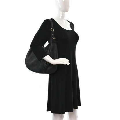 Prada Vitello Daino Hobo Black 2 of 16