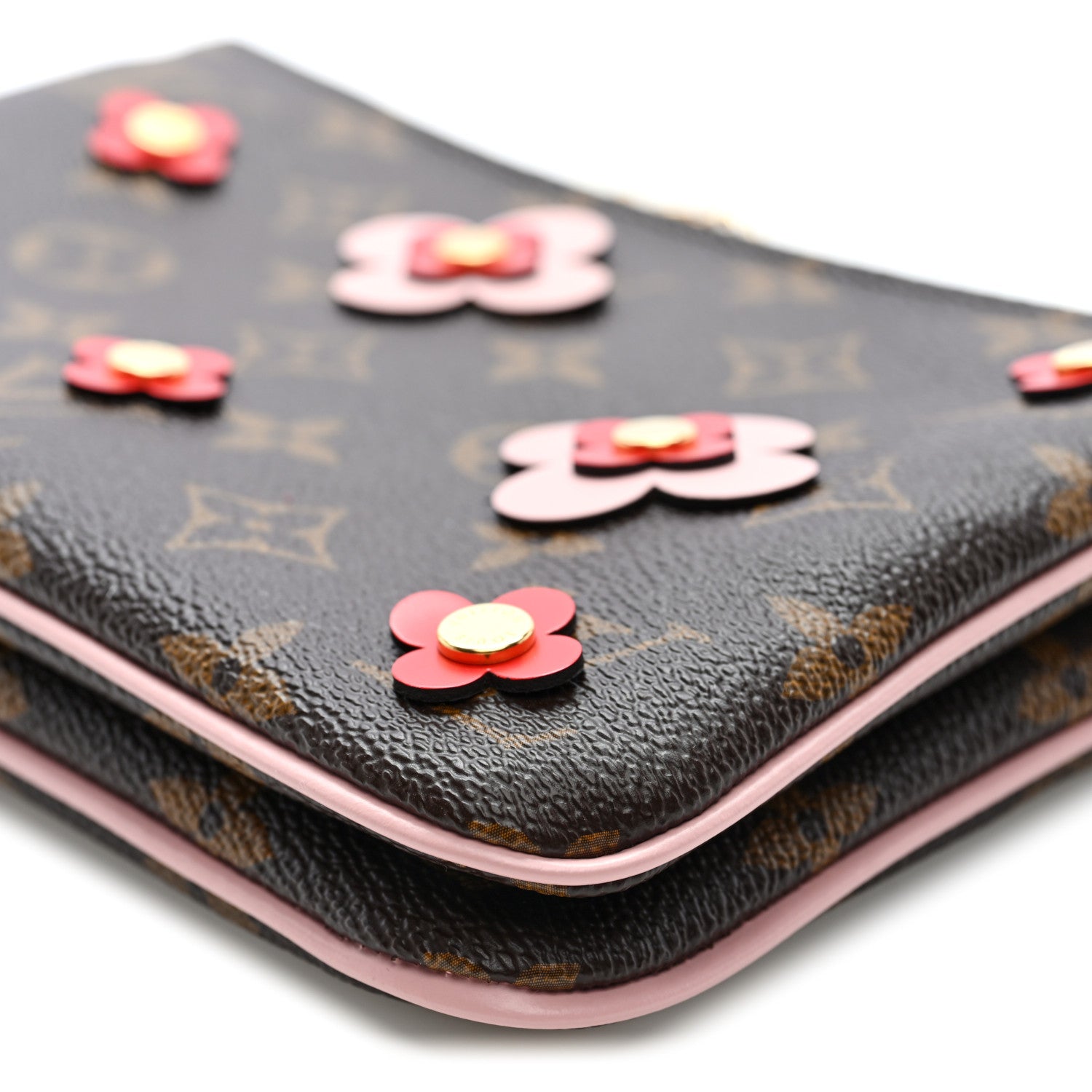 Louis Vuitton Monogram Blooming Flowers Double Zip Pochette 11 of 11