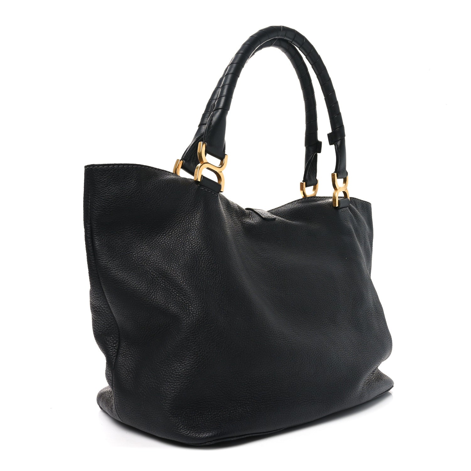 Chloe Calfskin Large New Marcie Tote Black 3 of 10