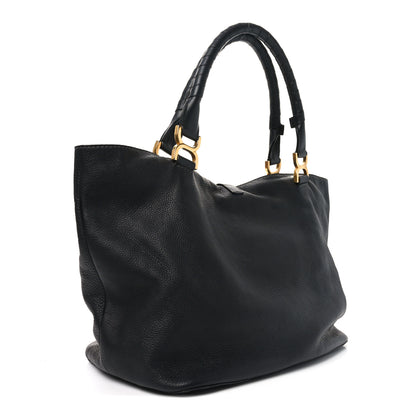 Chloe Calfskin Large New Marcie Tote Black 3 of 10