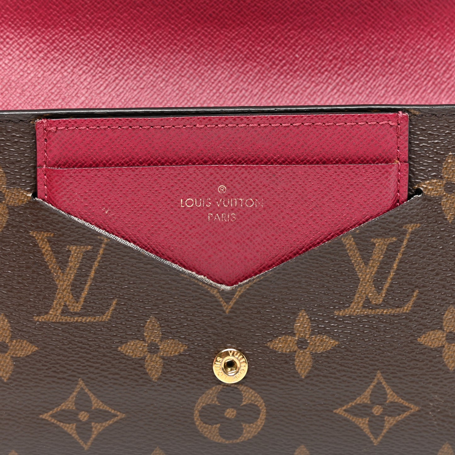 Monogram Jeanne Wallet Fuchsia