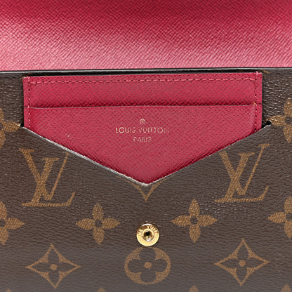 Louis Vuitton Monogram Jeanne Wallet Fuchsia 8 of 12