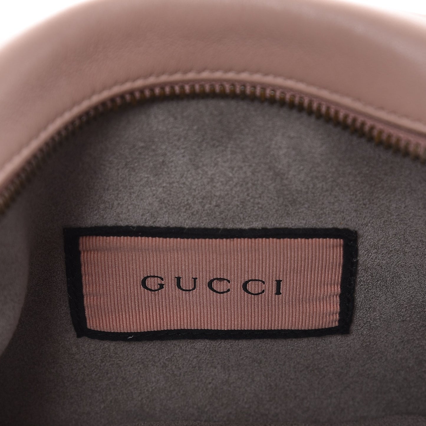 Calfskin Matelasse GucciGhost Small GG Marmont Chain Shoulder Bag Perfect Pink Rosa Ivory