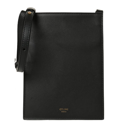 Celine Calfskin Phone Pouch Crossbody Black 1 of 10