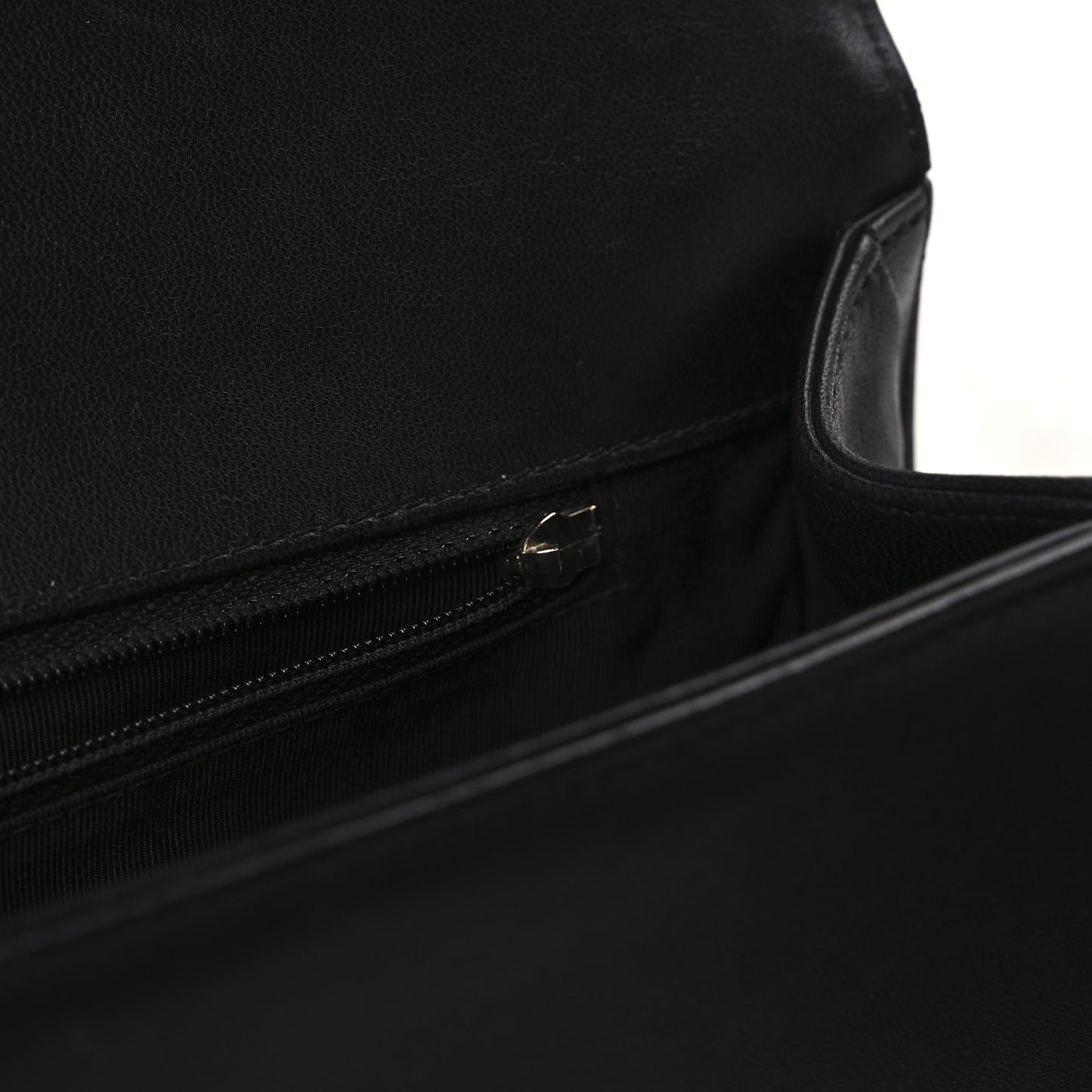 Lambskin Quilted New Medium Boy Flap Black