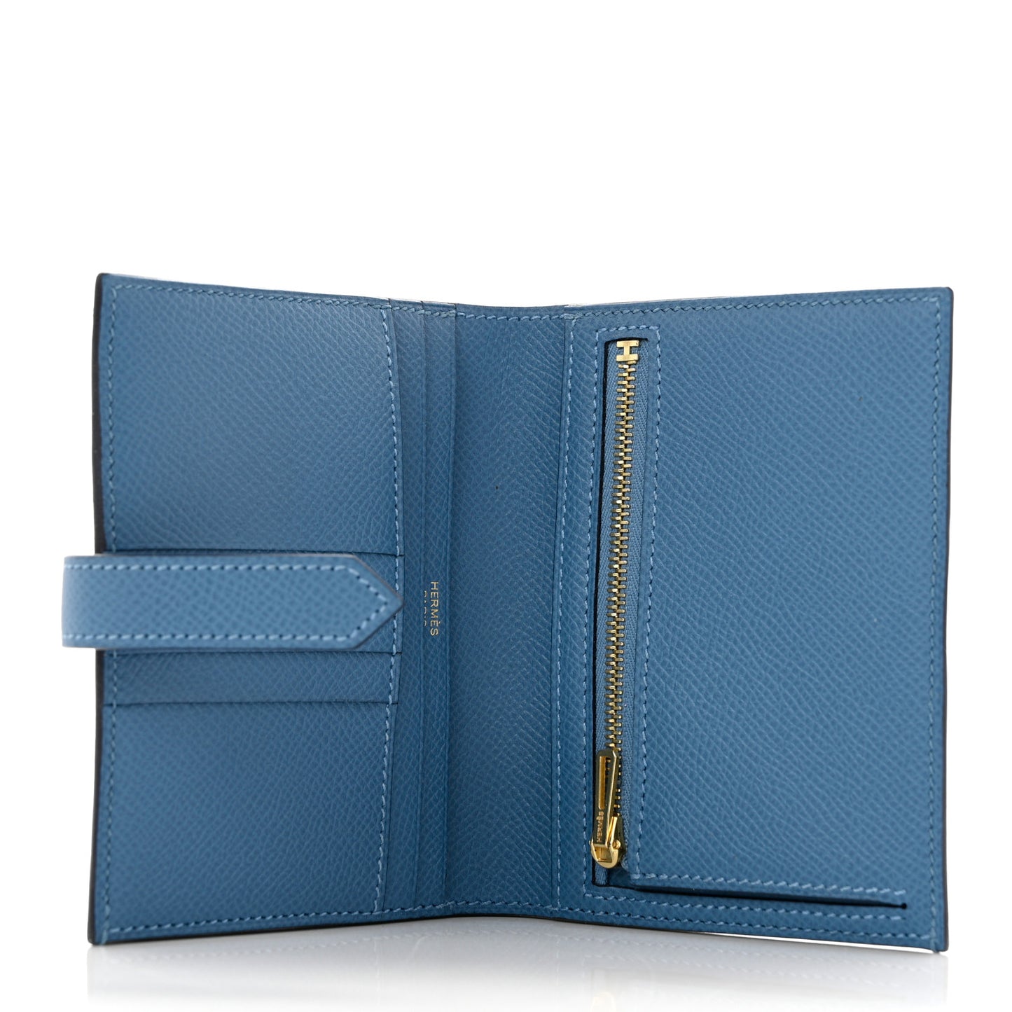 Epsom Bearn Compact Wallet Bleu Azur