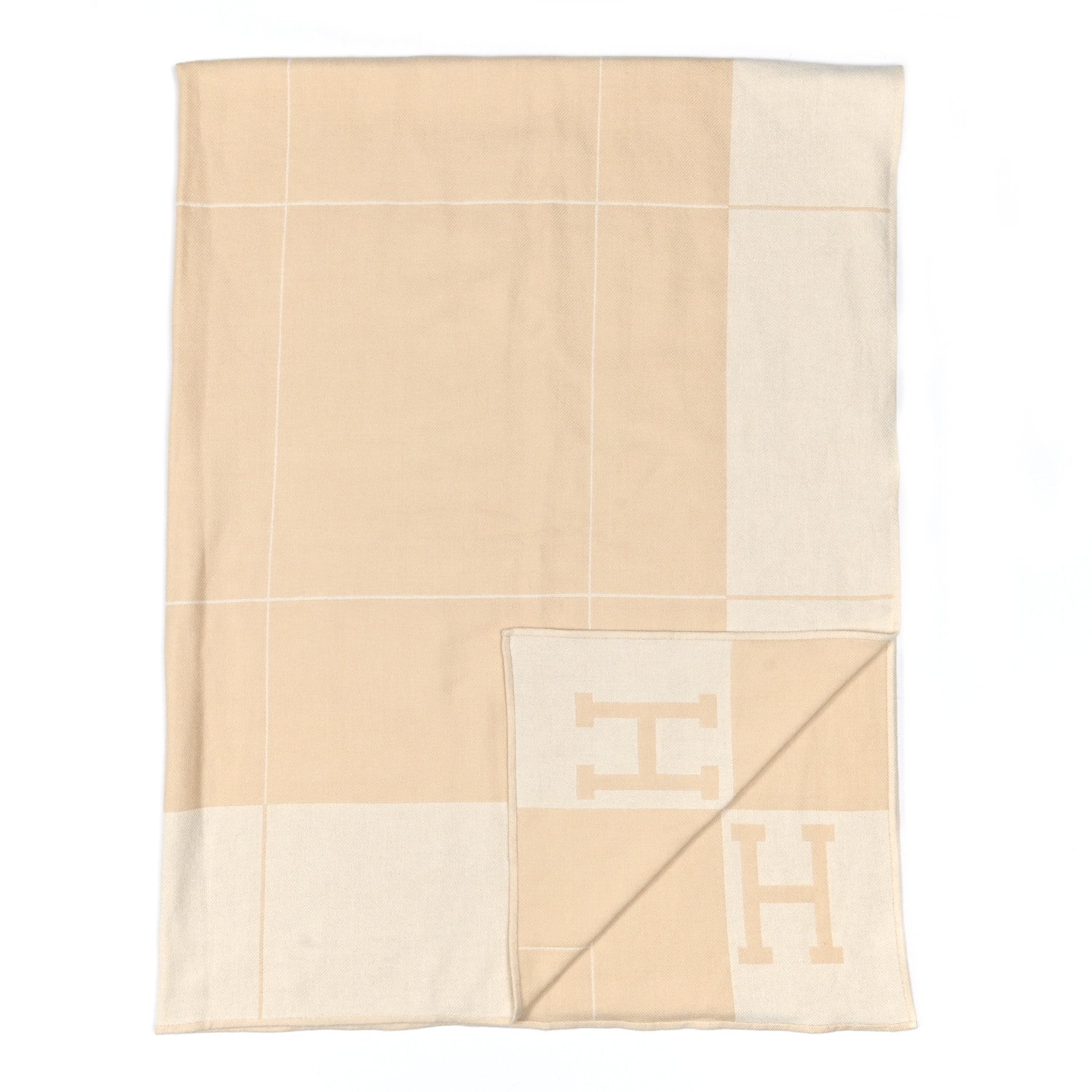 Hermes Cashmere Avalon Spring Blanket Sable 2 of 3