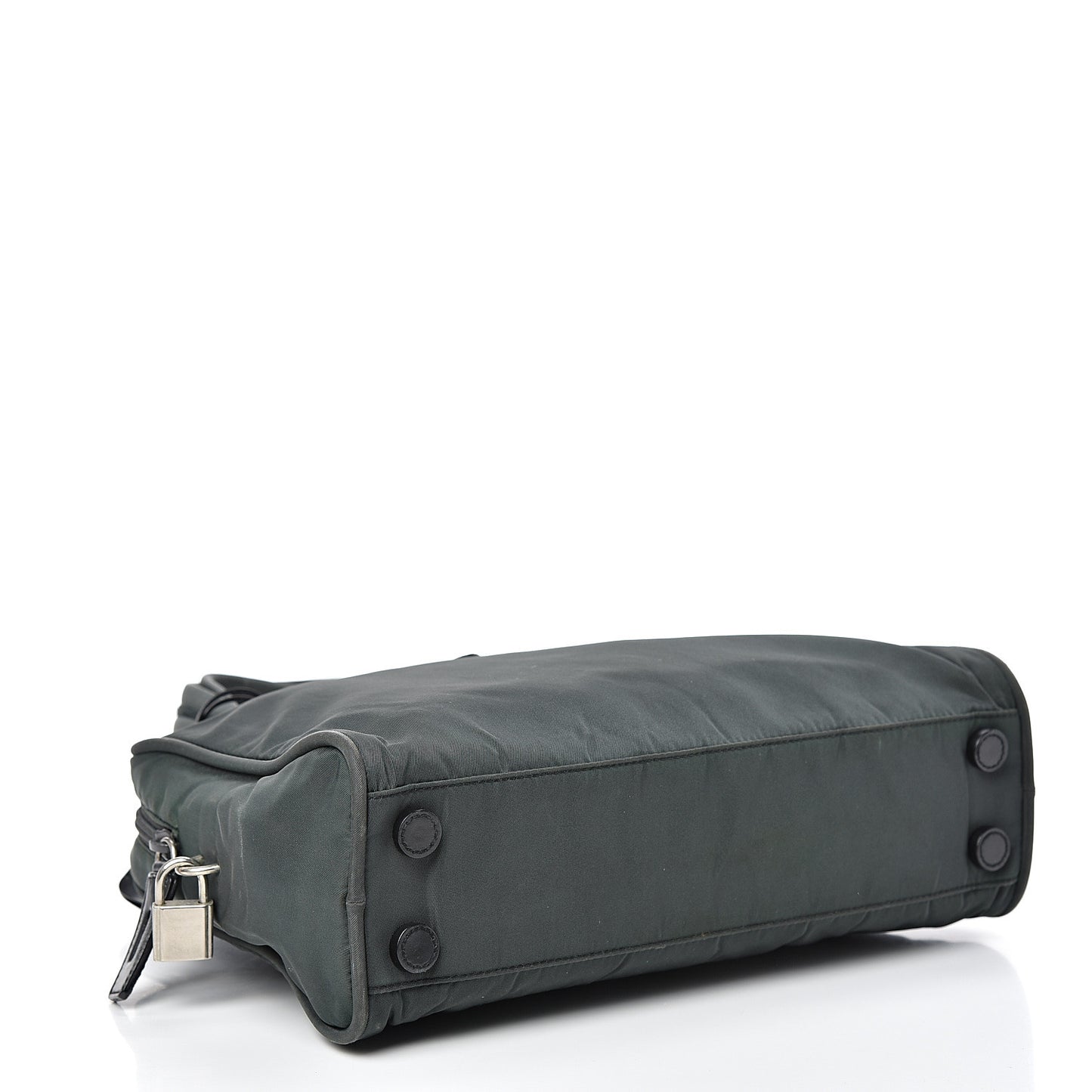 Tessuto Nylon Top Handle Bag Black