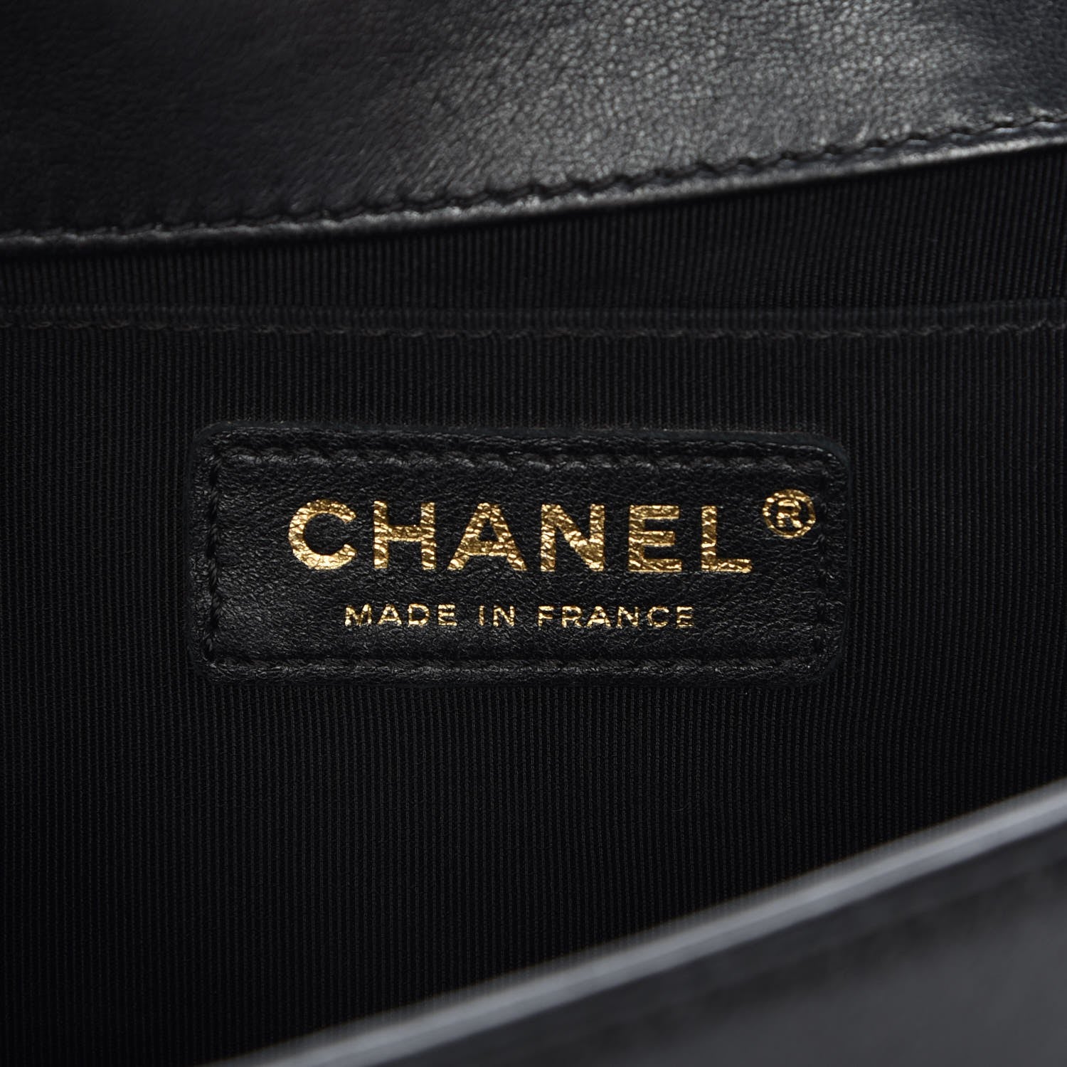Chanel Lambskin Quilted Medium Boy Flap Black 6 of 7