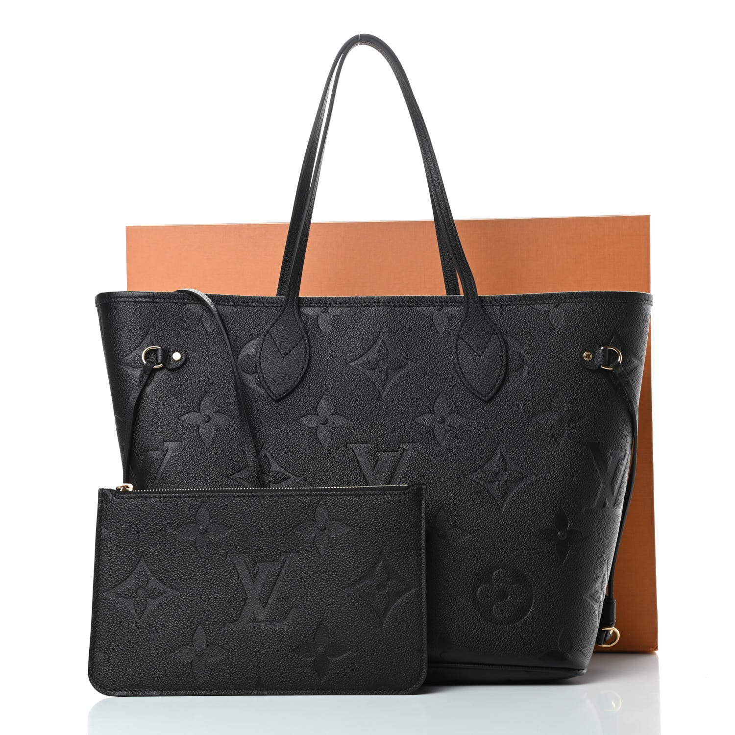Louis Vuitton Empreinte Monogram Giant Neverfull MM Black 13 of 13