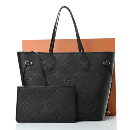 Louis Vuitton Empreinte Monogram Giant Neverfull MM Black 13 of 13