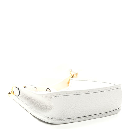 Hermes Taurillon Clemence Amazone Evelyne TPM New White 4 of 10